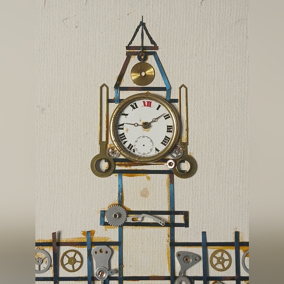 Vintage L. Kersh of London Horological Collage of Big Ben London - Picture 4 of 12